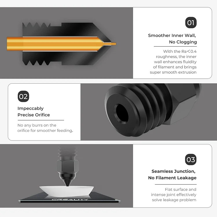 CREALITY HIGH END HARDENED STEEL NOZZLE KIT