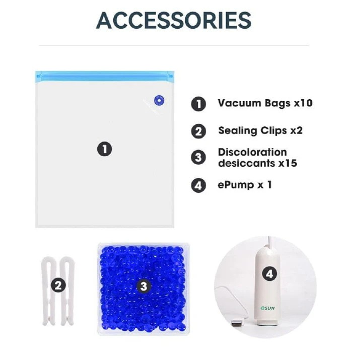 eSUN eVACUUM 3D PRINT FILAMENT STORAGE BAG KIT