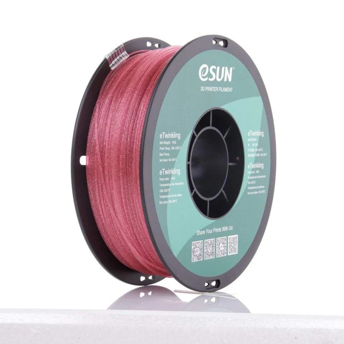eSUN Twinkling Glitter PLA 3D Print Filament 1.75mm 1KG
