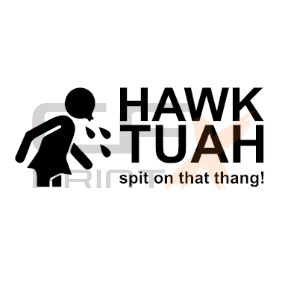 HAWK TUAH Hawk Tuhh Spit on that thang viral Vinyl Sticker Decal For Car Ute