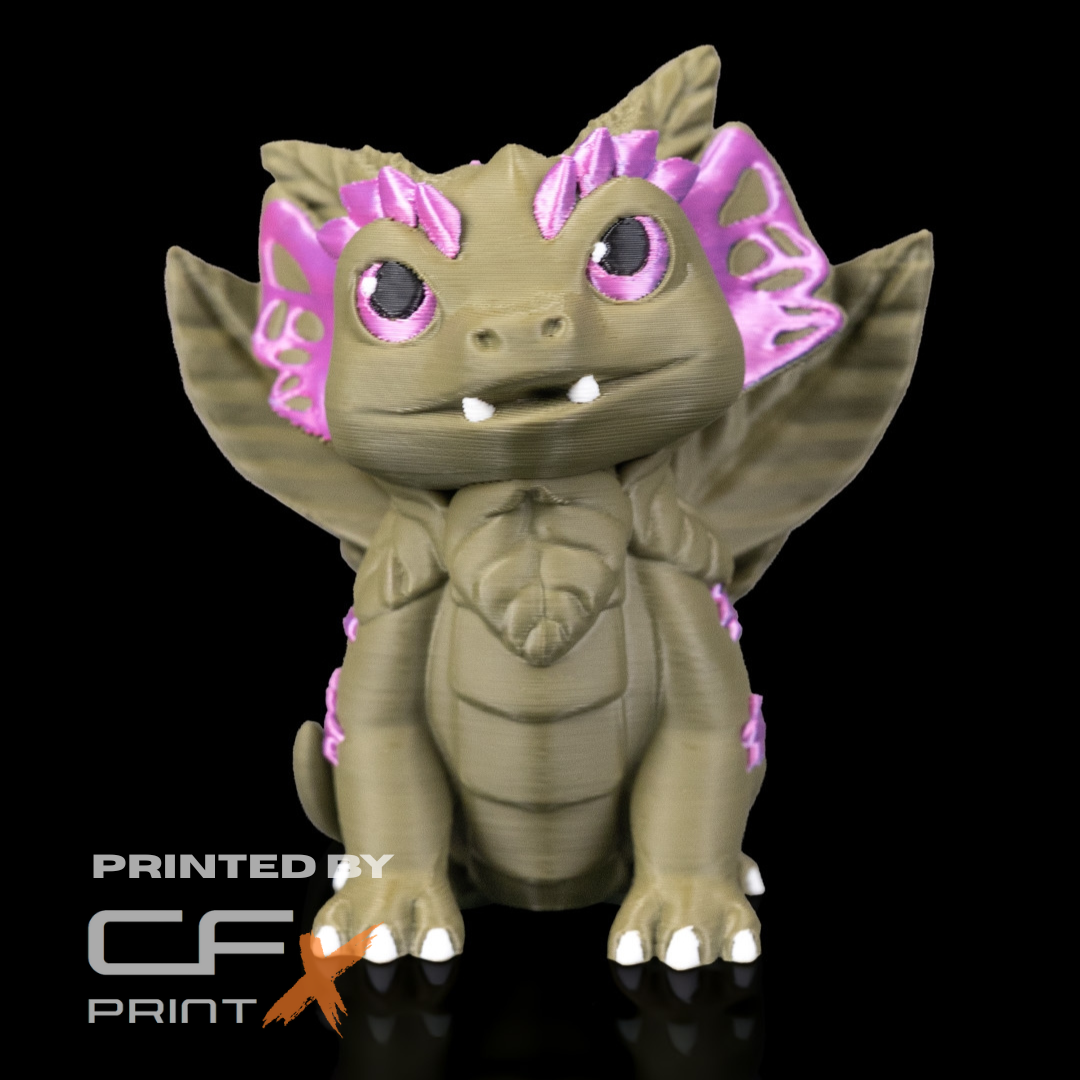 FLORA DRAGON 3D PRINTED ORNAMENT