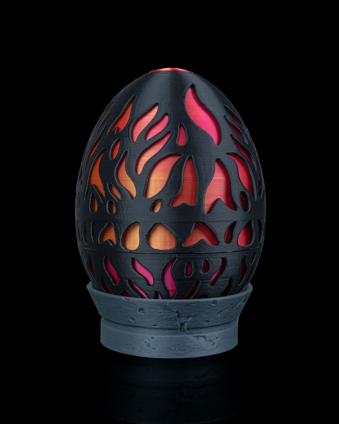MAGMA DRAGON EGG 3D PRINTED ORNAMENT