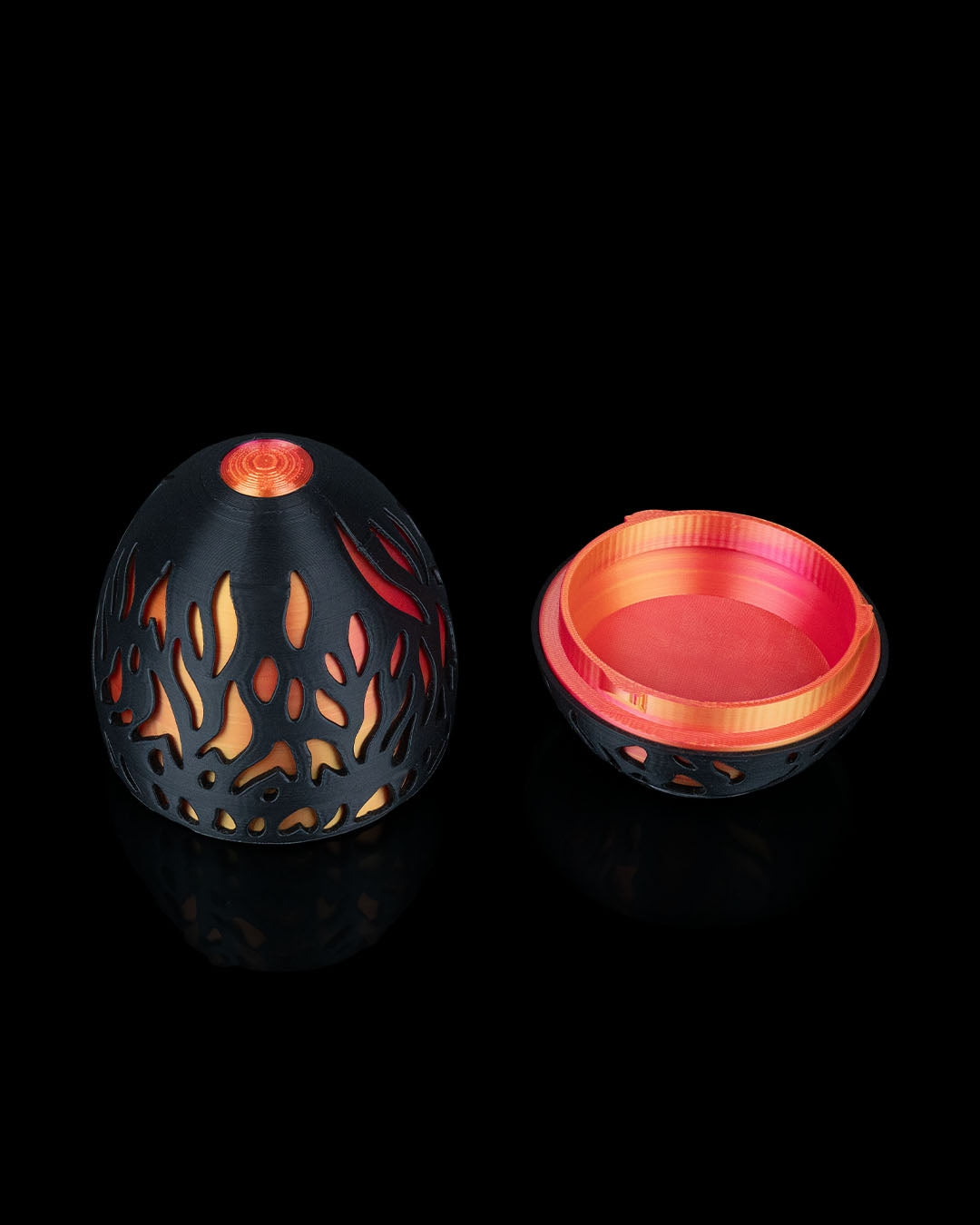 MAGMA DRAGON EGG 3D PRINTED ORNAMENT