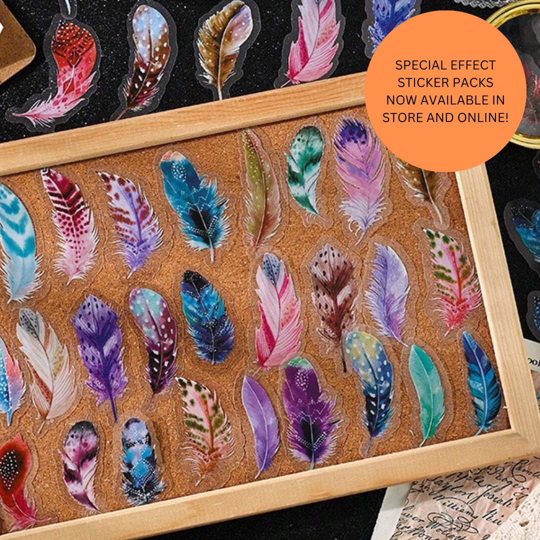 DIE CUT STICKERS - SPECIAL EFFECT 20 PACK