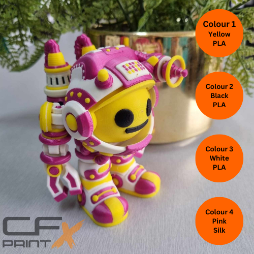 3D PRINTED SPACE EMOJI FIDGET