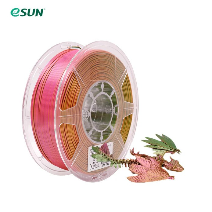 eSUN MYSTIC TRI COLOUR SILK PLA 3D PRINT FILAMENT 1.75mm 1KG