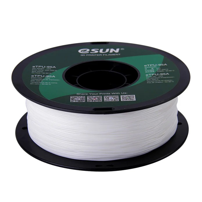 eSUN TPU 95A Flexible 3D Print Filament 1.75mm 1KG