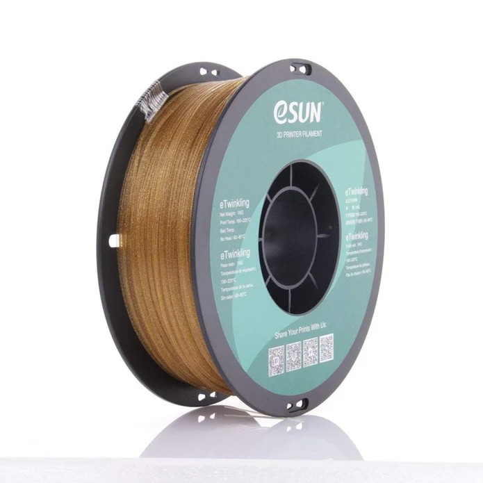 eSUN Twinkling Glitter PLA 3D Print Filament 1.75mm 1KG