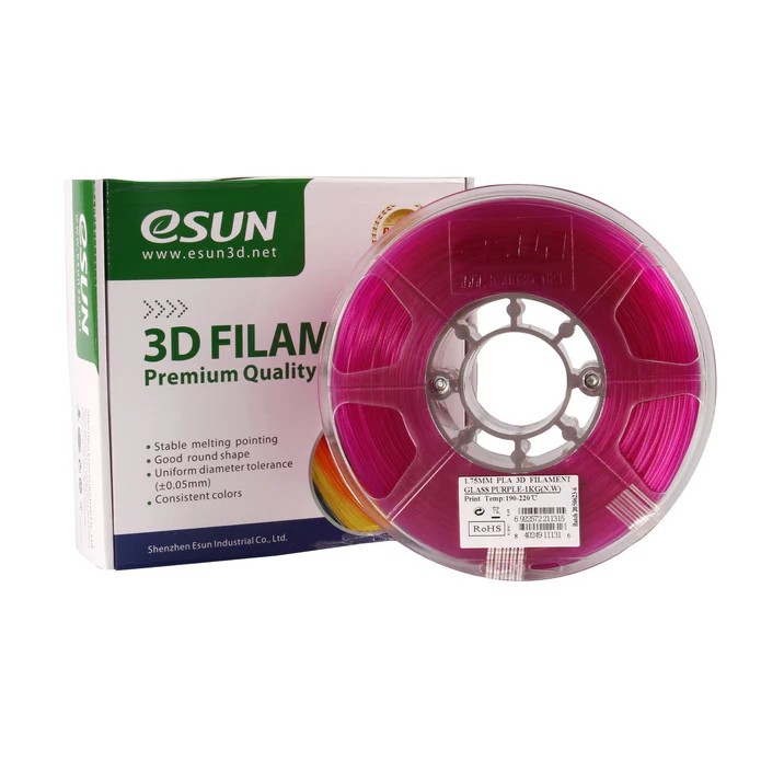 eSUN Glass PLA 3D PRINT FILAMENT 1.75mm 1KG