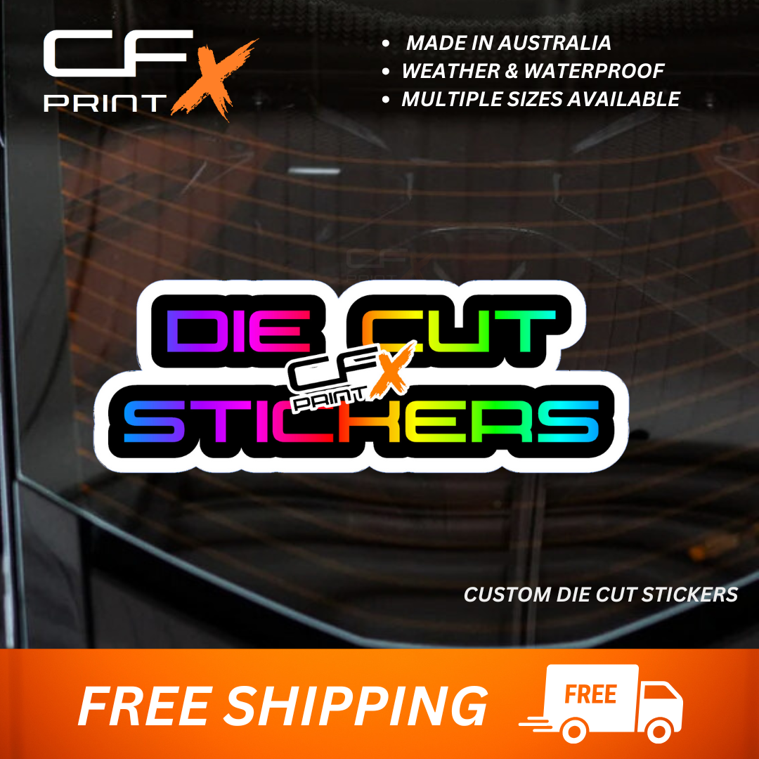 CUSTOM DIE CUT STICKERS CFX Print