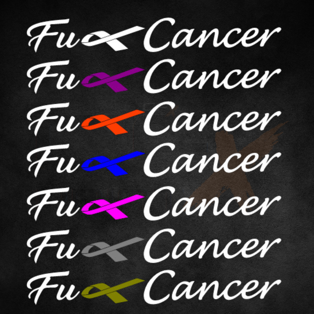 FUCK-CANCER Car Ute Windscreen decal sticker big banner awareness