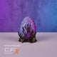 FLORAL DRAGON EGG 3D PRINTED ORNAMENT